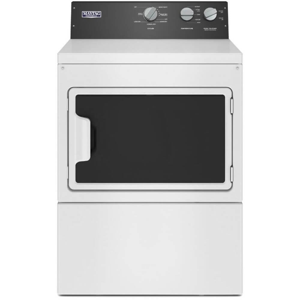 Maytag MEDP586KW 7.4 Cu. Ft. White Front Load Electric Dryer