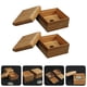 thumbnail image 2 of 2pcs Travel Soap Dish Box Soap Case Holder Eco-Friendly Bamboo Soap Container, 2 of 4