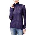 thumbnail image 1 of Suéter de punto de cuello alto Hi-Lo Lucky Brand para mujer azul mediano, 1 of 2