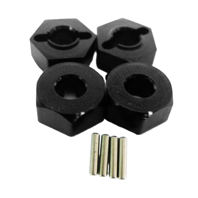 fastboy 4pieces 5MM Aluminium Alliage Roue Adaptateur Support pour 1/10 AXIAL SCX10 AXIAL SCX10 Aluminium Alliage Roue Adaptateur Noir 1Set