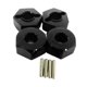 thumbnail image 1 of Montaje adaptador hexagonal de rueda de Aleación de aluminio Bewildely 4 piezas 5MM para 1/10 AXIAL SCX10 negro, 1 of 6