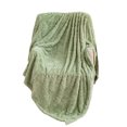thumbnail image 2 of Asxite Throw Blankets, Flannel Jacquarded Blanket Office Sofa Cover Blanket Taffeta Blanket Multifunctional Nap Blanket Airconditioning Blanket Warm Plush Winter Quilt Green, 2 of 5