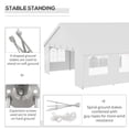 thumbnail image 4 of Outsunny 19.5' x 19' Party Tent, UV Protective, with 2 Doors and 6 Windows, 4 of 10