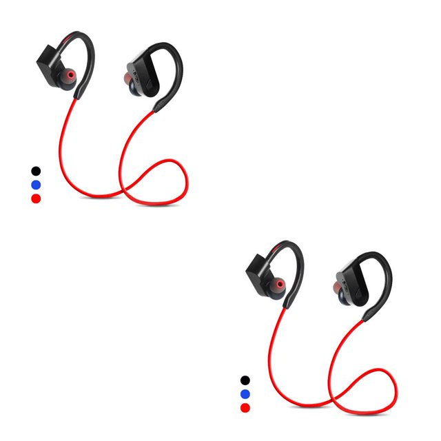 Sidaley Auricular In-ear Auricular inalámbrico Estéreo Deportes Auricular Recargable Auricular, Negro Type1 NO1