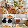 thumbnail image 3 of Pumpkin Kitchen Rugs Set of 2, Farmhouse Buffalo Plaid Fall Kitchen Floor Mat, Non Slip Anti Fatigue Kitchen Mats for Floor, Cushioned Kitchen Runner Rug Set Fall Autumn Thanksgiving Decor, 3 of 6