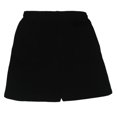 thumbnail image 2 of Crooks & Castles Men's Stars Fleece Sweat Shorts in Black (Small, Black), 2 of 2