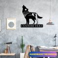 thumbnail image 4 of Handmadetneonsign Custom Howling Wolf Metal Wall Art LED Light - Personalized Moon Tree Wolf Metal, 4 of 5