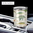thumbnail image 5 of SKYSONIC Dinosaur Tumbler Stainless Steel Double Wall Vacuum Reusable Insulated Mug with Straw and Built-in Coaste for Cold and Hot Beverages, 20oz, 5 of 7