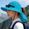 thumbnail image 2 of Gyujnb Lightweight Breathable Mesh Sun Hat Hat with Detachable Neck for Outdoor Activities, 2 of 7