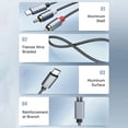 thumbnail image 4 of Ygjytge Cable audio tipo C a 2 RCA para tableta Iphone/Android (Tipo-C 3M), 4 of 9