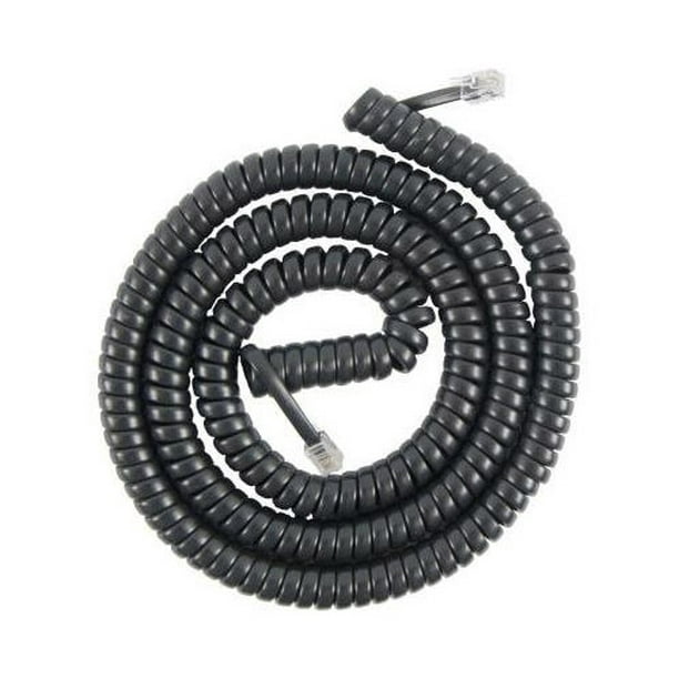 25 Foot Black Coil Cord 25 Foot Coil Cord