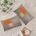 thumbnail image 5 of LALILO Grey and Beige Pillow Covers 12X20, Brown Throw Pillow Covers for Couch Sofa Bedroom 2Pcs, 5 of 5