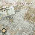 thumbnail image 5 of SIXHOME 5'x7' Washable Non-Slip Area Rug, Modern Abstract Light Tan Rugs, Ultra-Soft Indoor Farmhouse Carpet for Living Room, Bedroom, Dining Room, 5 of 9