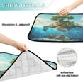 thumbnail image 3 of Washable Pet Pee Pads with Super Absorbent Reusable Training Pads for Dogs & Cats Sea Turtle Carrying Island, 3 of 6