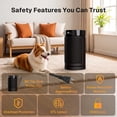 thumbnail image 2 of Behome Space Heater with Remote, 1500W Portable Electric Heater with Thermostat & Timer, & 5 Modes, Indoor Small Heater for Bedroom, Office and Indoor, 2 of 8