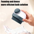 thumbnail image 5 of Dog Bath Scrubber Brush, Pet Dog Grooming Massage Shampoo Bath Brush with Soap and Shampoo Dispenser Soft Silicone Bristle for Long Short Haired Dogs Cats Shower, 5 of 6