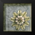 thumbnail image 2 of Goldberger, Jennifer 20x20 Black Modern Framed Museum Art Print Titled - Small Rosette and Damask II, 2 of 5