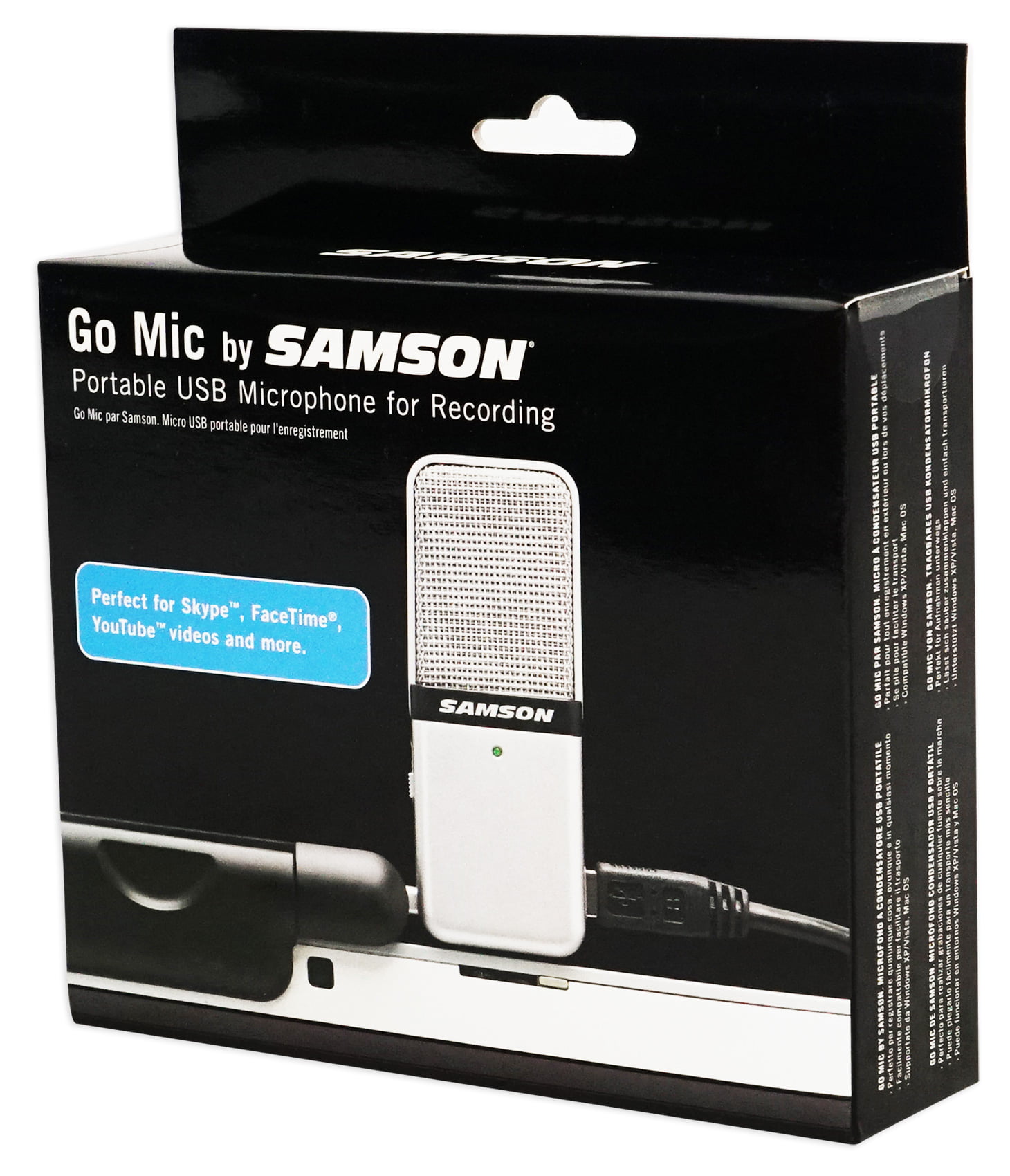 Samson GOMIC Go Mic USB Streaming Mic Recording Microphone+iPhone/iPad  Cable 