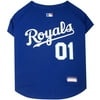 Pets First MLB Kansas City Royals Mesh Jersey for Dogs and Cats - Licensed Soft Poly-Cotton Sports Jersey - Large