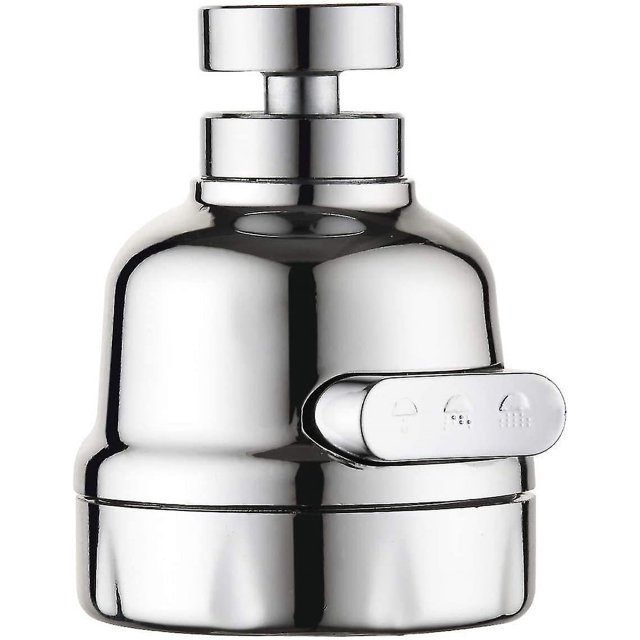 Grifo de cocina giratorio de 360 grados YUANXCMXG con rociador de alta presión y 3 modos