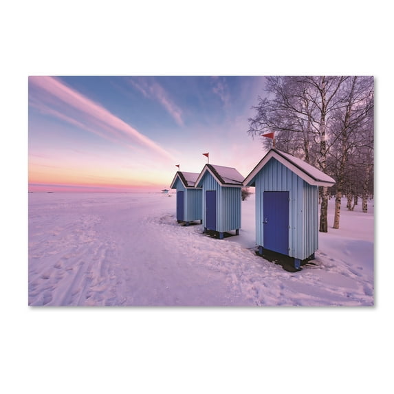 Trademark Fine Art 'Frosty Morning' Canvas Art by Philippe Sainte-Laudy