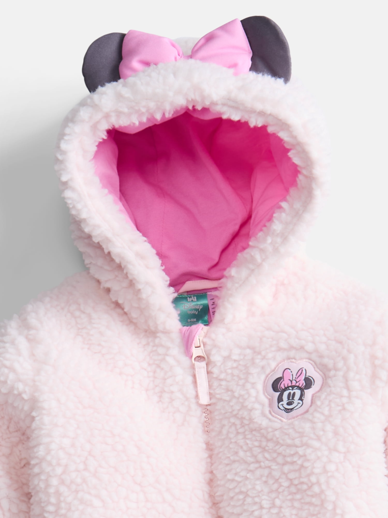 Minnie Mouse Baby Girls' Faux Shearling Pram, Sizes 0/3M-6/9M