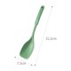 thumbnail image 2 of Cuchara de silicona para cocinar ckepdyeh, juego de cucharas antiadherentes con ranuras y sólidas con cuenco profundo y marca de medición, utensilios de cocina verdes, 2 of 7