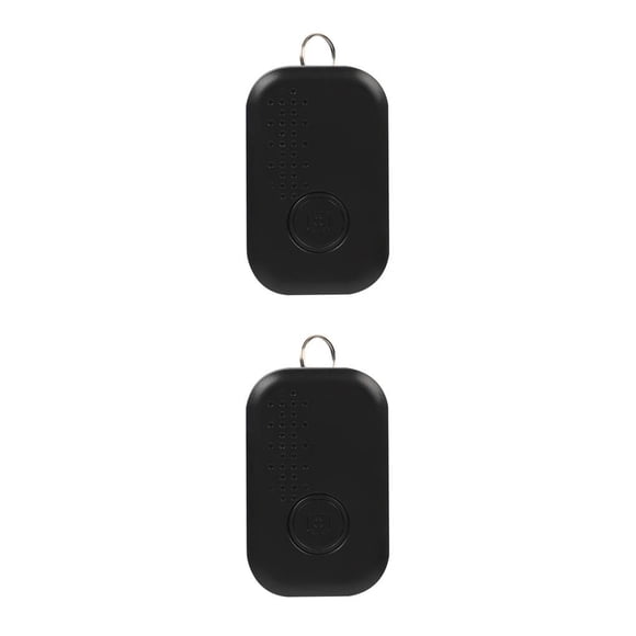 Seitruly Rastreador S5 Localizador antipérdida compatible con Bluetooth Seguimiento portátil Negro 2piezas
