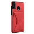 thumbnail image 5 of TOP SHE Case for Samsung Galaxy A30, Galaxy A30 Phone Case (6.4 Inch) - Synthetic Leather Protective Case with Card Slot / Kickstand, Slim Fit Lightweight Simple Fashion Cover (Red), 5 of 6