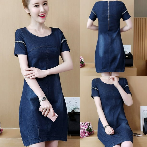 Casual dress above the knee 2025