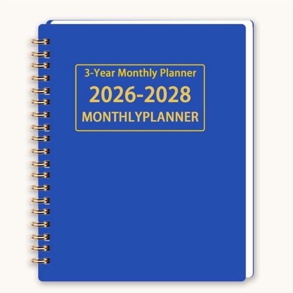 Mmeneyy Monthly Planner 2026-2028, 2026 Calendar 24 Months Planner with Spiral Bound, Jan 2026 - Dec 2028, 8.6" x 11", Perfect for School & Office