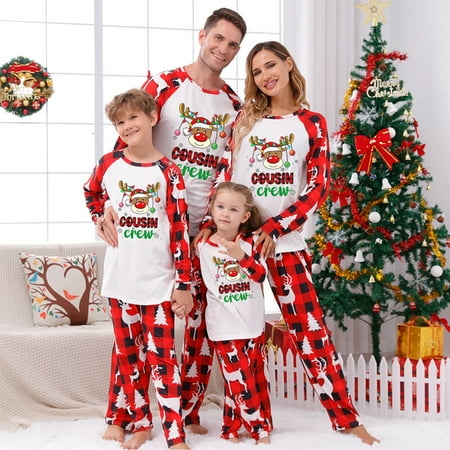 

Christmas Pajamas for Family Matching Family Christmas Pajamas Set PJS Holiday Xmas Family Jammies Sleepwear