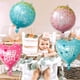 thumbnail image 3 of Cateissary Juego de globos brillantes de papel de aluminio rosa de 18 pulgadas, globo de papel de aluminio rosa de 18 pulgadas, globo de corazón, Kits de decoración para fiestas Rosa 18 pulgadas, 3 of 6
