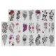 thumbnail image 2 of 23pcs Temporary Tattoo Sticker Beautiful Flower Patterns Waterproof Fake Tattoos Stickers, 2 of 4