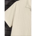 thumbnail image 4 of Men's Performance Jacquard Knit Polo Shirt, Short Sleeve, Easy Care, Collared, Regular Fit, Solid Color, 4 of 10