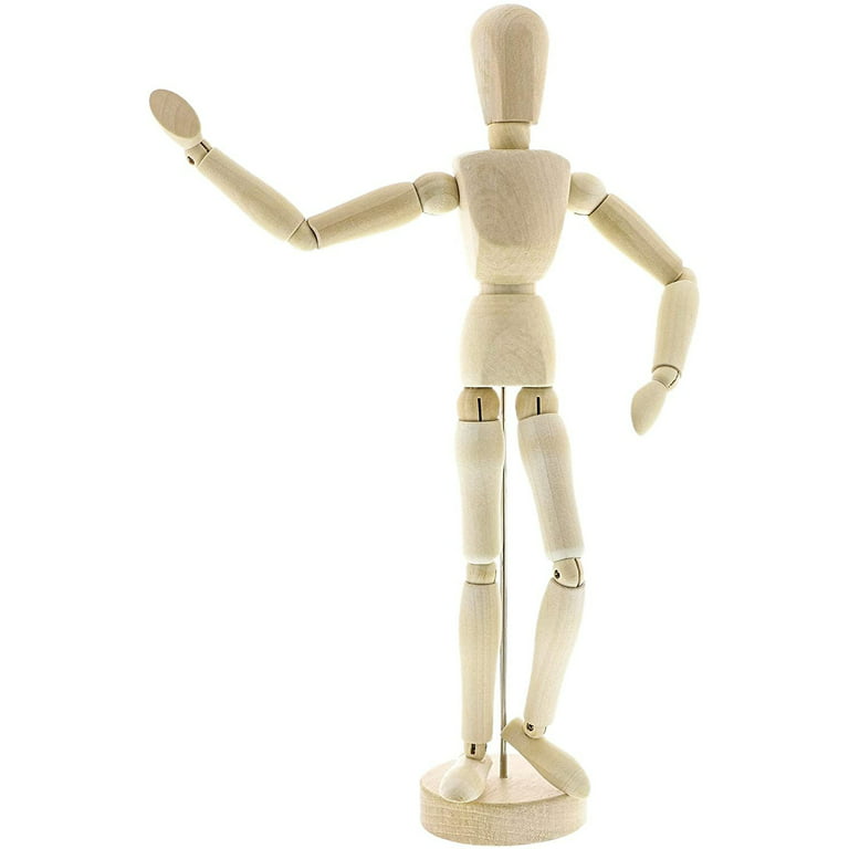 Drawing Mannequin 13 Wooden Art Figure Model for Posable Decoration and  Sketching