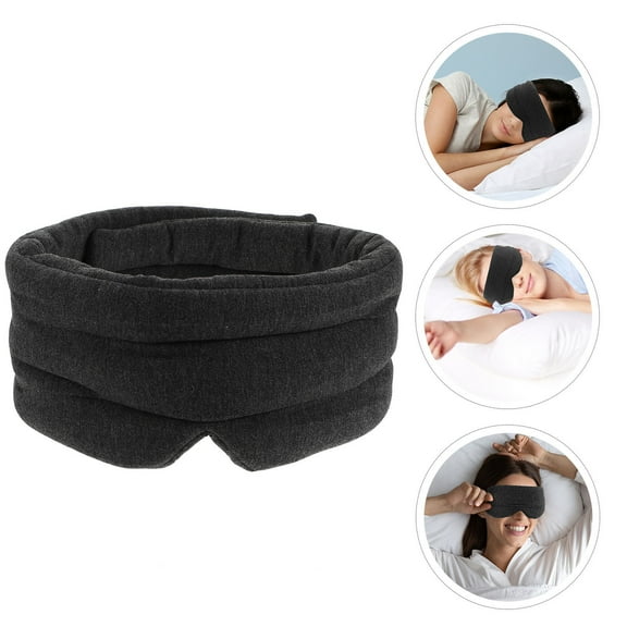 MUSEYA 1Set Sleep Mask Modal Cotton Dark Grey Designed for Relaxing Sleep