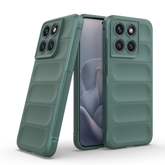 DWaybox Ultra Slim Case for Motorola Edge 70 Fusion 6.78 inch 2026 Model, Shock-Absorption Flexible TPU Protective Cover, Anti-Scratch Soft Back Cover -Dark Green