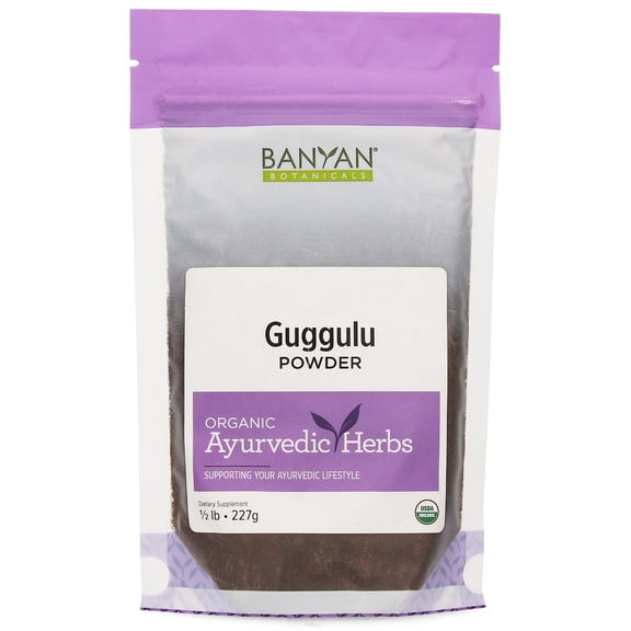 Banyan Botanicals Guggulu - Certified Organic, 1/2 Pound - Supports The Proper Function of The Joints*
