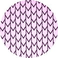 thumbnail image 1 of Ahgly Company Indoor Round Solid Pink Modern Area Rugs, 8' Round, 1 of 4