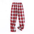 thumbnail image 4 of 100% Cotton women's Pajama set, Plaid Pajama, Flannel Pajama set, Buffalo plaid, 4 of 7