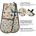 thumbnail image 2 of Yayeee Double Oven Mitt Kitchen Heat Resistant Baking 35" x7" Quilted Glove, Cute Animals, 2 of 6