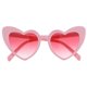 thumbnail image 4 of Gafas de sol de amor en forma de gafas de estilo retro vintage para mujer Rosado, 4 of 5