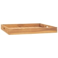 thumbnail image 2 of vidaXL Serving Tray 60x60 cm Solid Teak Wood, 2 of 5