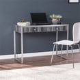 thumbnail image 3 of SEI Furniture Harpsden Engineered Wood Writing Desk in Silver/Black, 3 of 3