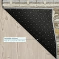 thumbnail image 5 of Addison Rugs Chantille Indoor/Outdoor Transitional Damask Chocolate Machine Washable Round Rug, 8' x 8', 5 of 8