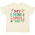 thumbnail image 3 of Inktastic My Mimi Loves Me Girls Girls Toddler T-Shirt, 3 of 5