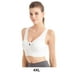 thumbnail image 3 of Sujetador deportivo Push Up Qarigey para alta resistencia y soporte fuerte con cremallera blanco 4XL, 3 of 6