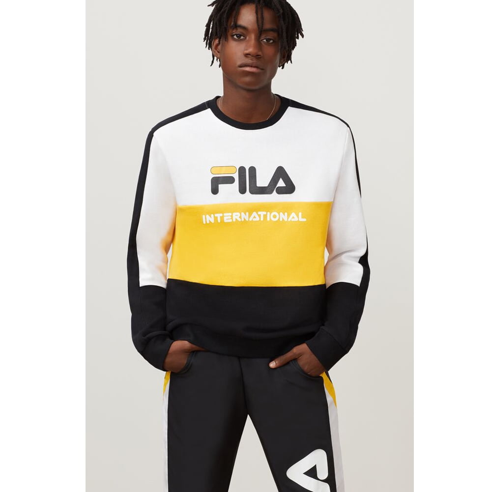 yellow fila jumper