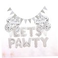 thumbnail image 3 of UPGRATOR 1Ud Globo Decorativo De Fiesta Plateado Con Material Duradero Para Eventos Especiales, 3 of 8
